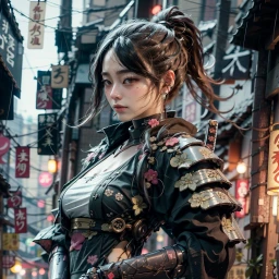 Samurai Cyborg Girl