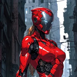 Red Mobile Infantry Suit