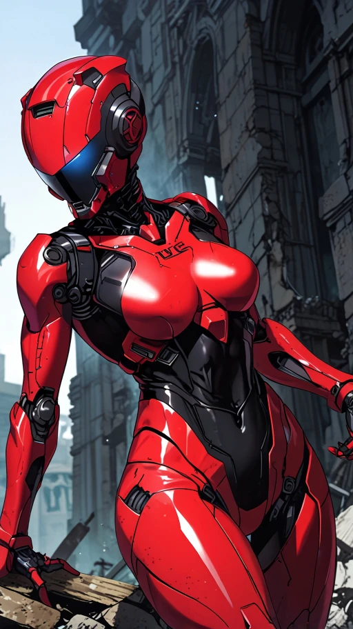 Red Mobile Infantry Suit