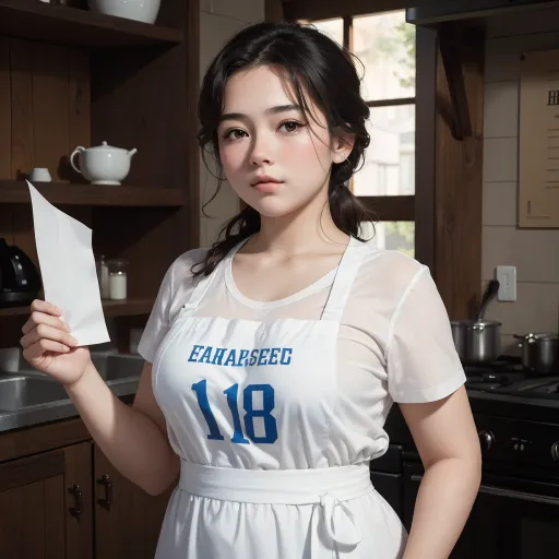 Waifu in kitchen