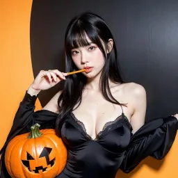 Halloween Pumpkin Witch