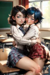 Anime girl friends