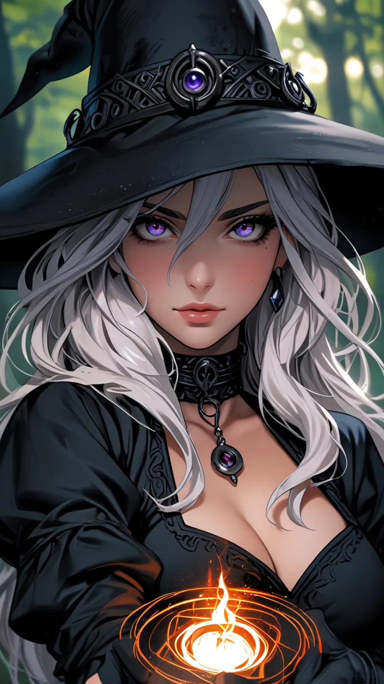 White-haired witch