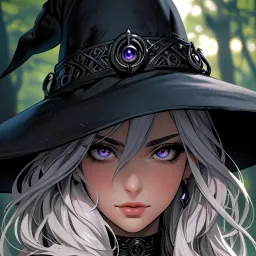 White-haired witch