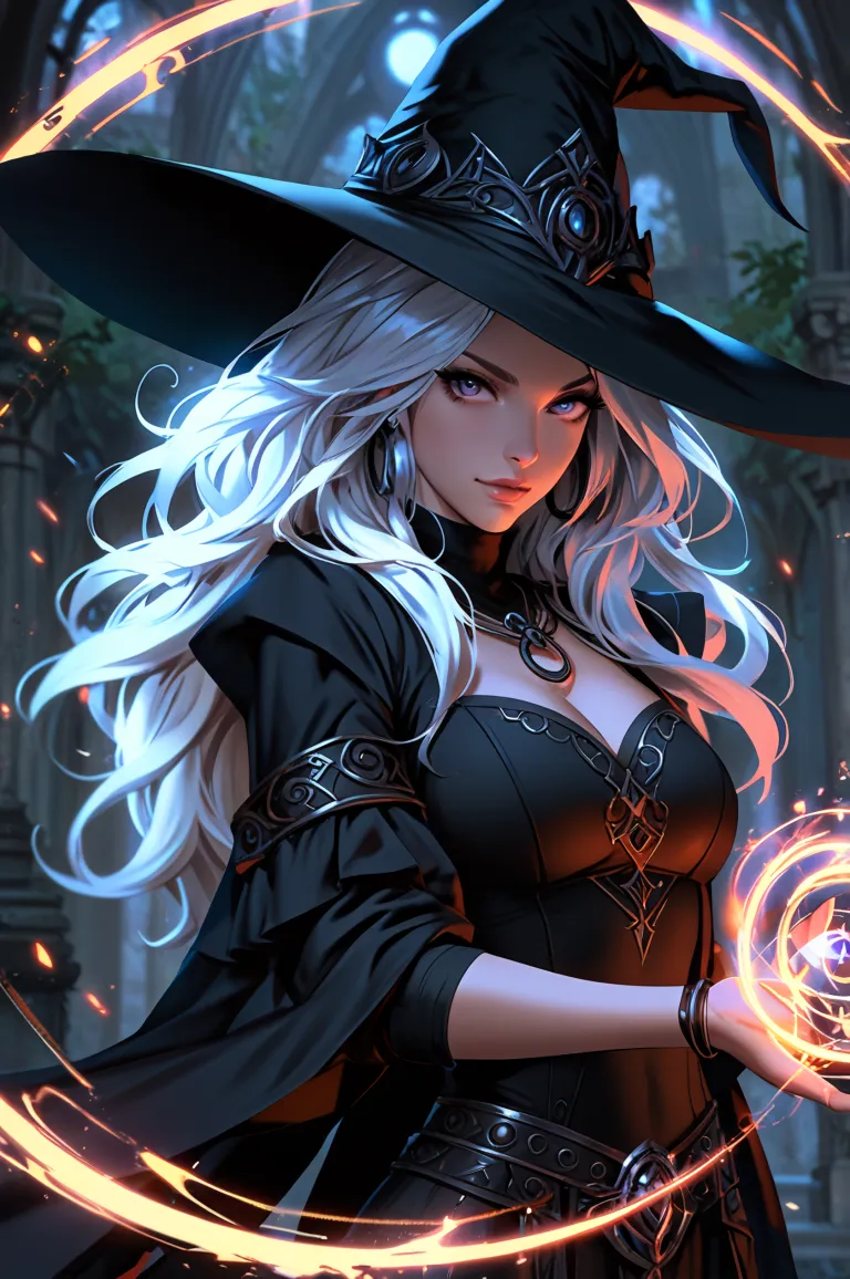 White-haired witch