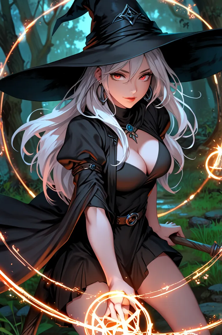 White-haired witch