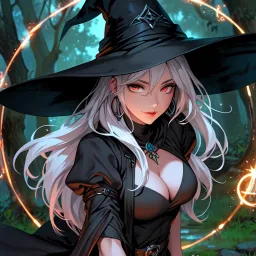 White-haired witch