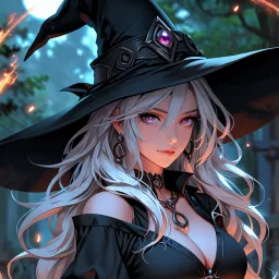 White-haired witch