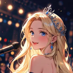A princess who can sing and dance