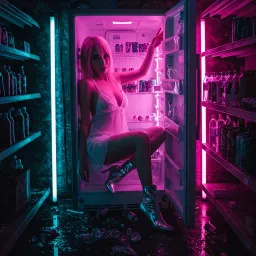lingerie neon