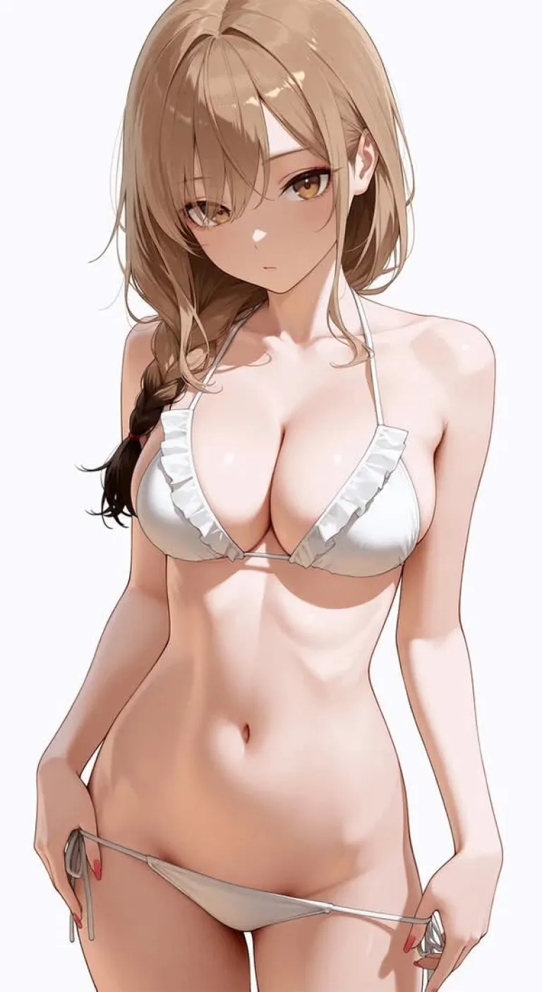 White bikini