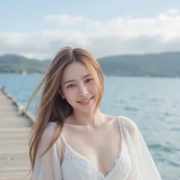 Beautiful beach woman 2