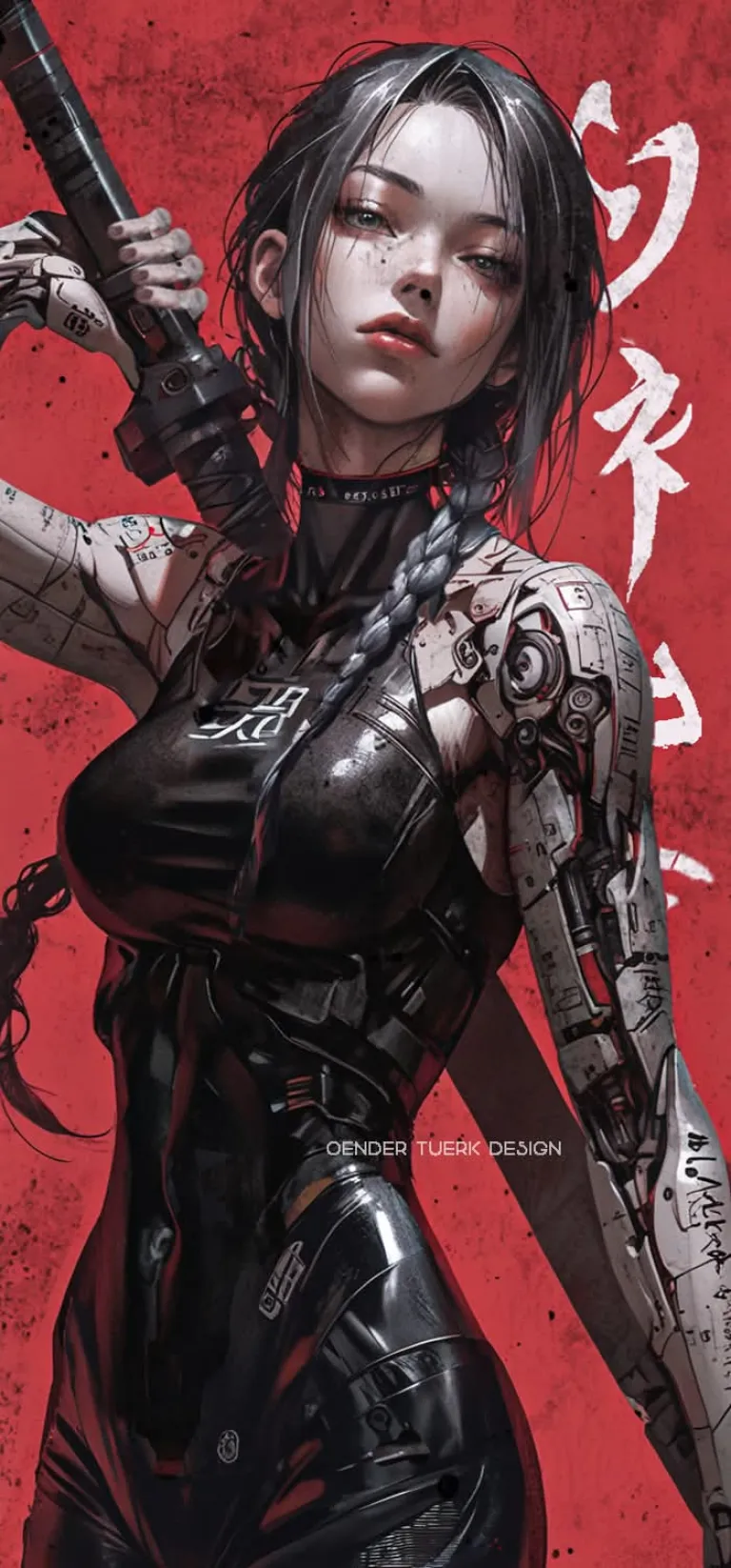Cyborg Swordswoman