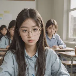 Beautiful Thai student