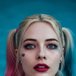 Beautiful girl with joker appearance 1