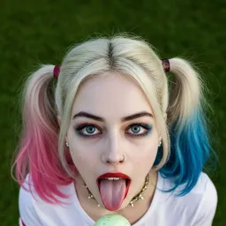 FULL - Beautiful girl with joker appearance 2