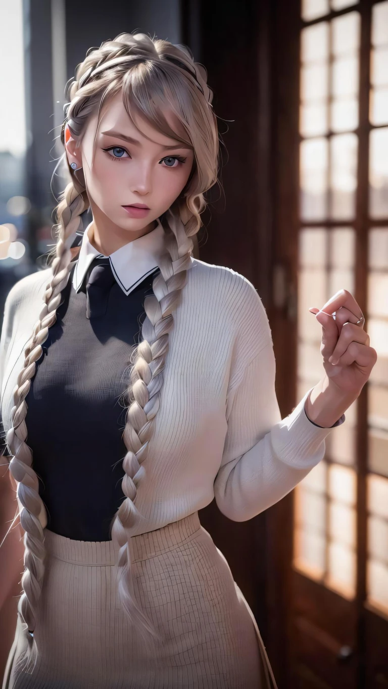 Beautiful school girl