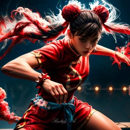 Chun Li in Red