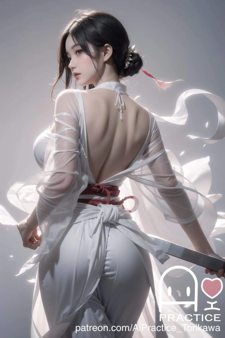 Dragon Lady in White