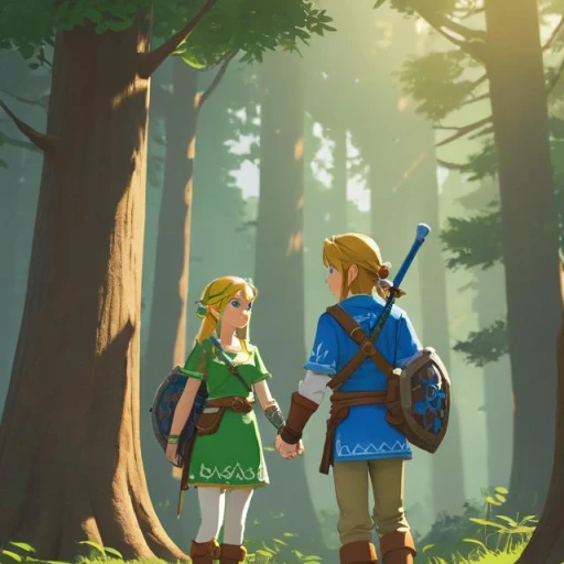 Link and zelda